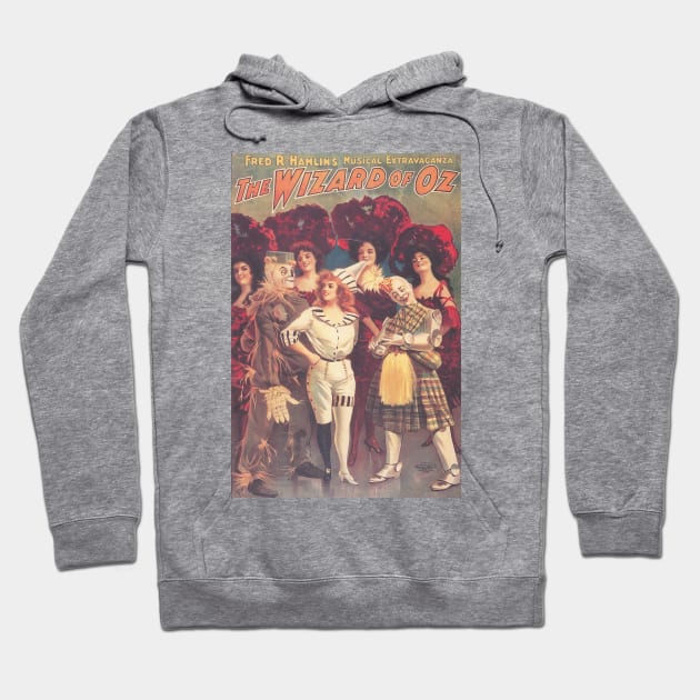 ad for 1902 Wizard of Oz Musical Extravaganza Hoodie by Quick Nick Pics